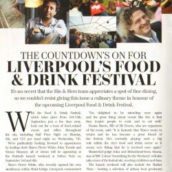 Liverpool Food and Drink Festival His and Hers magazine August