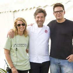 Event Director Denise Harris from SK Events with John Torode and Radio City's Rossie