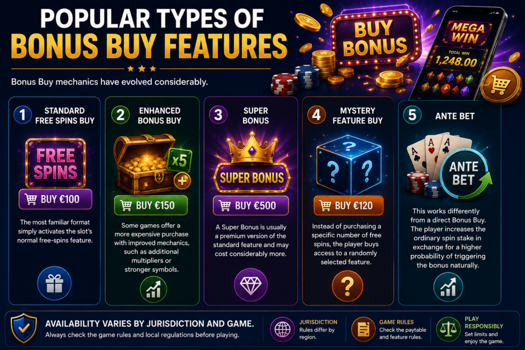 popular types of bonus buy slots
