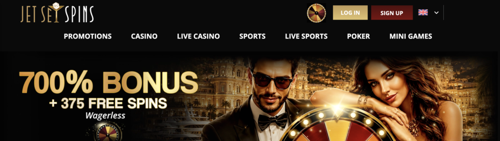 Jet Set Spins - Best for Premium Bonuses & Fast Banking